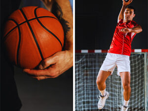 Sports insoles for handball/basketball