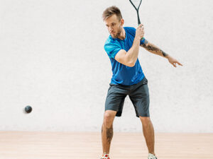 Sports insoles for squash